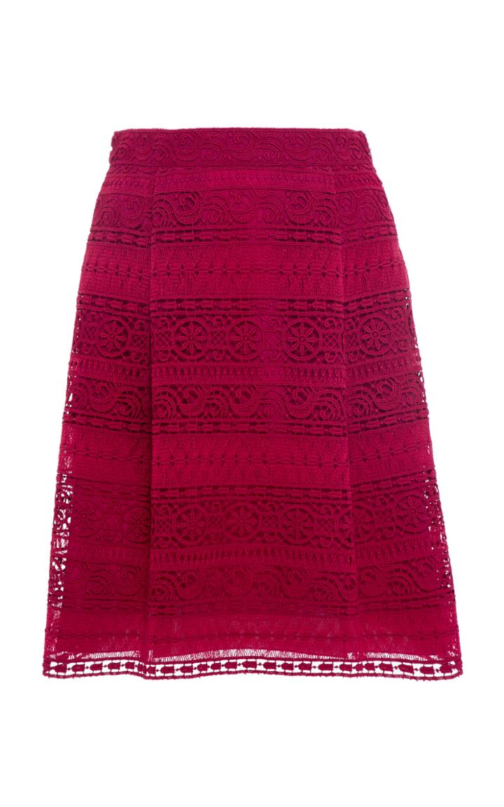 Alberta Ferretti A-line Pocket Skirt