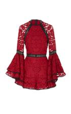 Alexis Briette Bell Sleeve Ruffle Romper