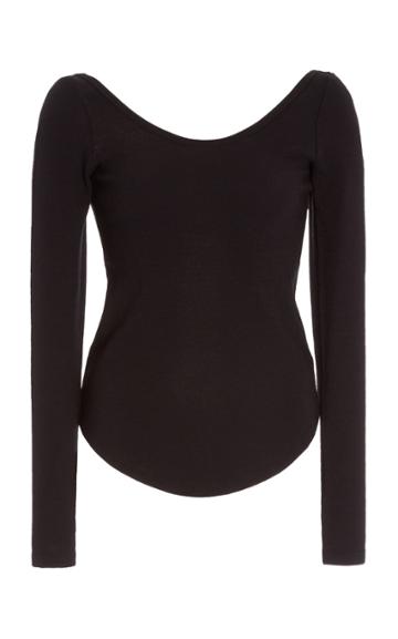 Frances De Lourdes Aurelia Wool-blend Jersey Top