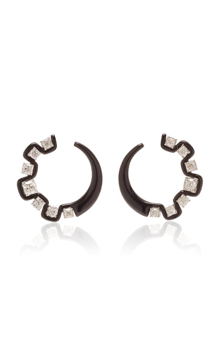 Moda Operandi Nikos Koulis 18k Oui Hoop Earrings