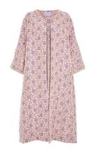 Luisa Beccaria Floral Jacquard Coat