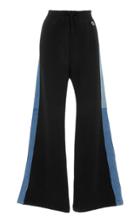 Re/done Denim Side Seam Wide Leg Knit Pant