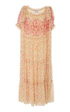Luisa Beccaria Cascading Floral Gown