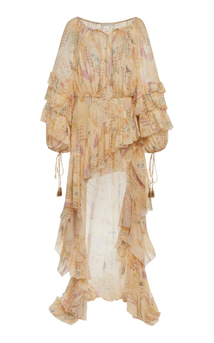 Moda Operandi Etro Ruffled Cotton Dress Size: 38