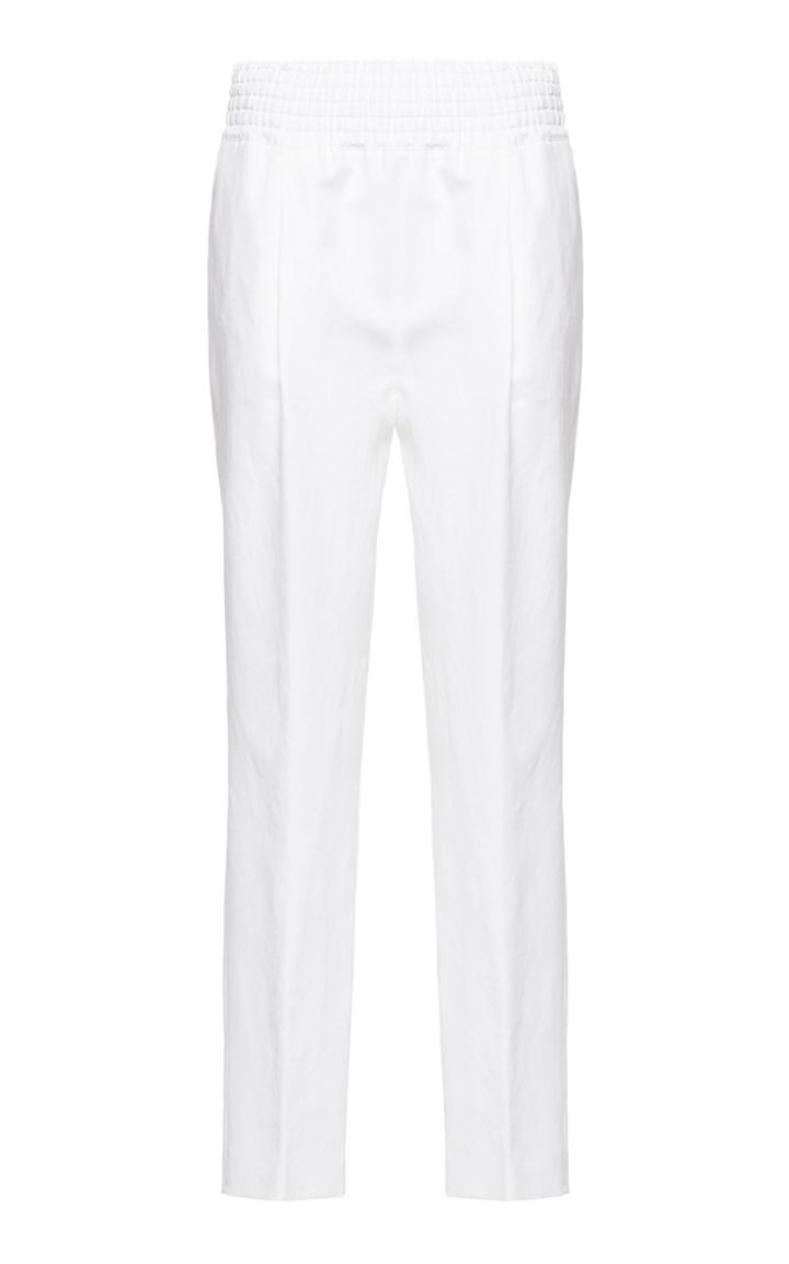 Fabiana Filippi Smocked Straight Leg Trouser