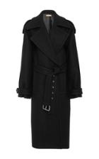 Michael Kors Collection Oversized Wool Melton Trench Coat