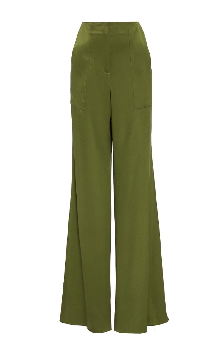 Hellessy Patton Flared Silk Pant