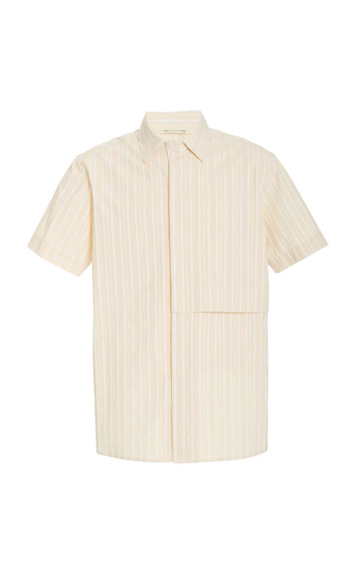 1017 Alyx 9sm Egde Striped Poplin Shirt