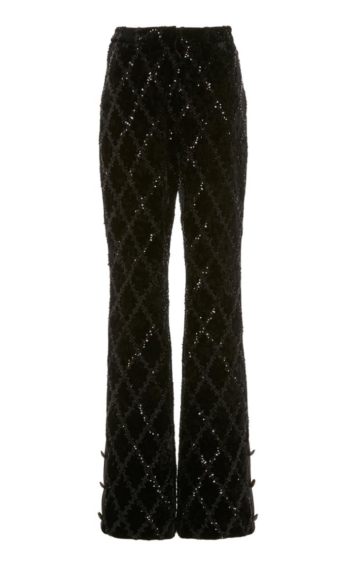 Moda Operandi Redemption Embroidered Flare Pants