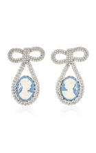 Jennifer Behr Guilia Silver-tone And Crystal Earrings