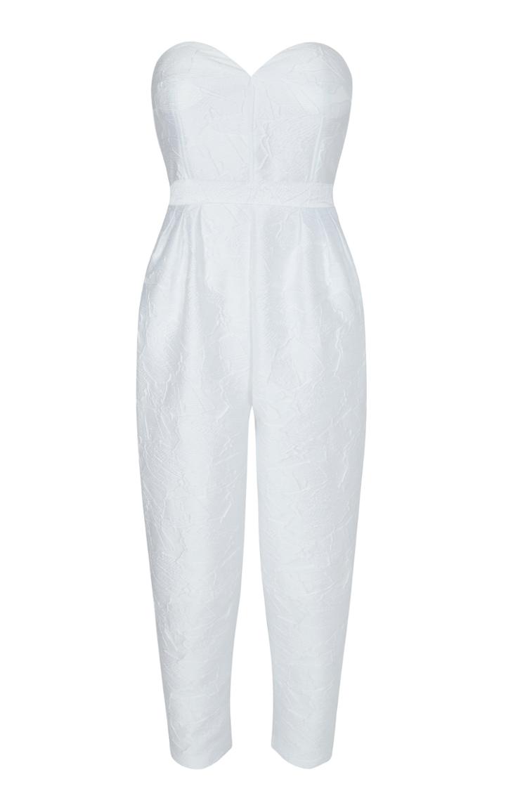 Moda Operandi Rotate Lana Jacquard Strapless Jumpsuit