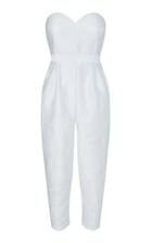 Moda Operandi Rotate Lana Jacquard Strapless Jumpsuit