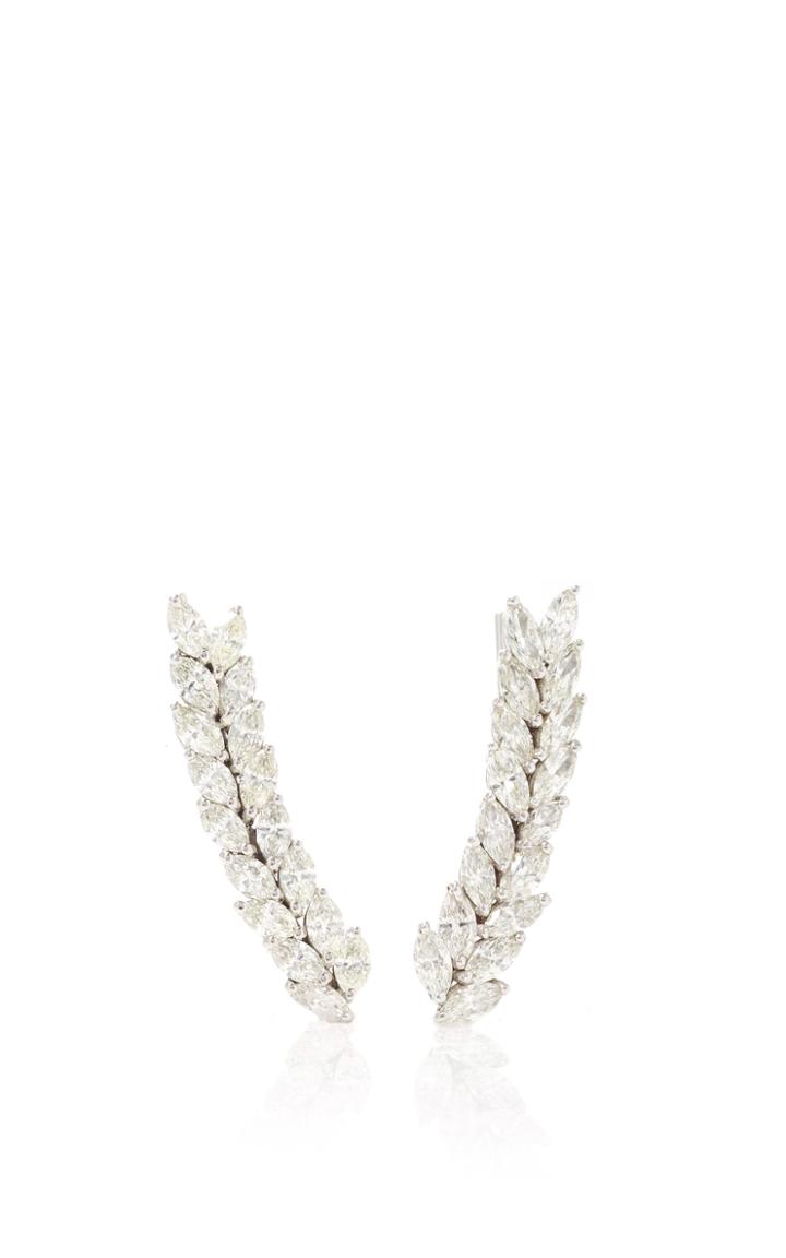 Anita Ko Double Marquis Floating Earring