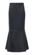Moda Operandi Valentino Flared Leather Skirt