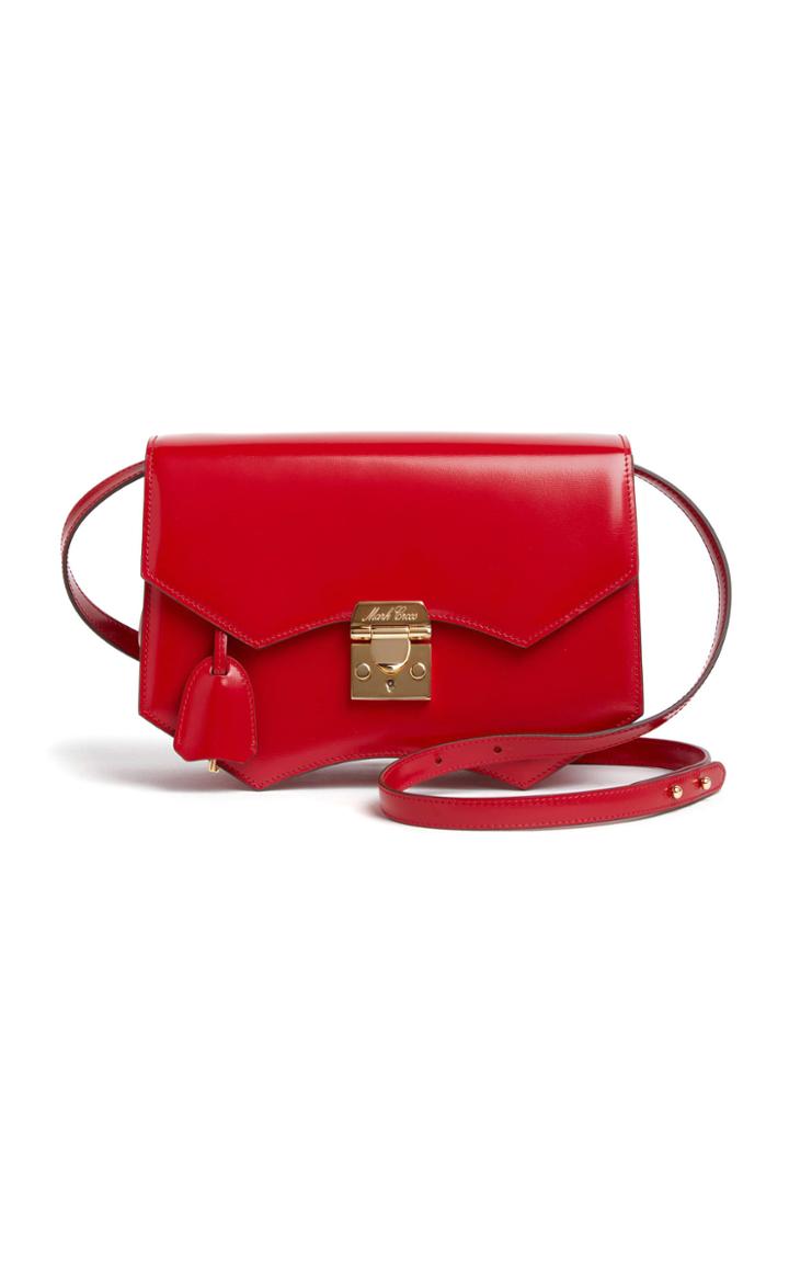 Moda Operandi Mark Cross Madeline Patent Leather Shoulder Bag