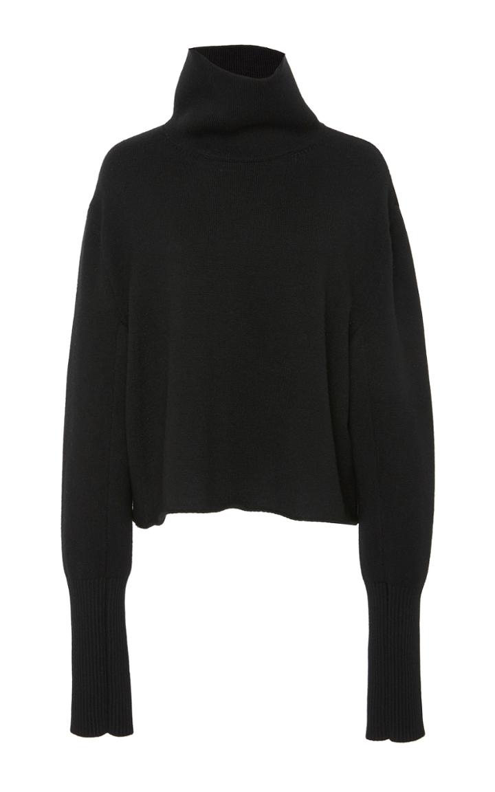 Summa Funnel Neck Cropped Sweater