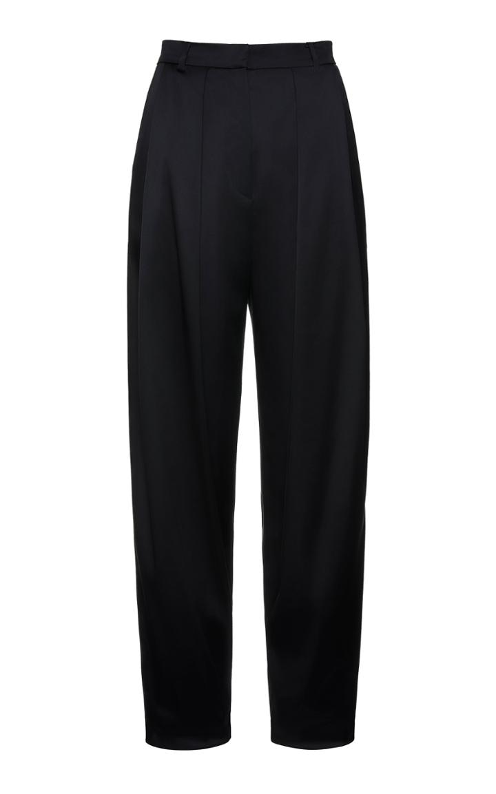 Magda Butrym Harwich Pleated Satin Pants