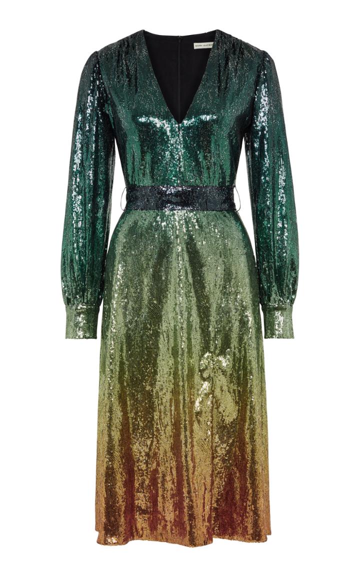 Mary Katrantzou Theresa Sequin Midi Dress