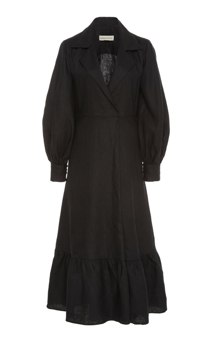 Andres Otalora Vollmer Midi Dress With Belt