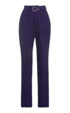 Moda Operandi Sally Lapointe Wool Twill High-waisted Pintuck Trousers