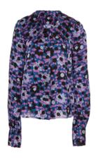 Anna Sui Falling For Flowers Silk Blouse