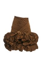 Moda Operandi Balmain Ruffled Crepe Skirt