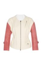 Marni Contrast Leather Moto Jacket