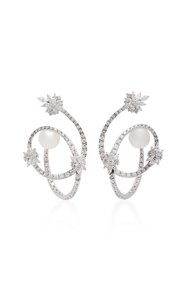 Yeprem Pearl Scent Spiral Earrings