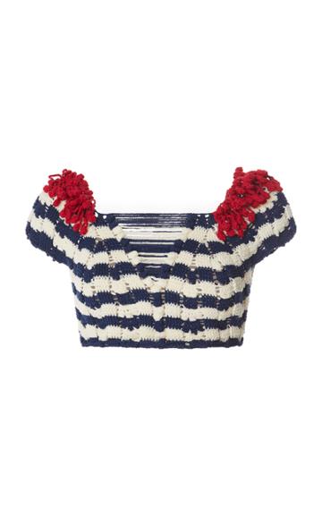 Helen Rdel Vinda Crochet Cropped Top