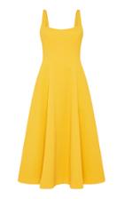 Moda Operandi Rebecca Vallance Andie Textured Fit And Flare Midi Dress