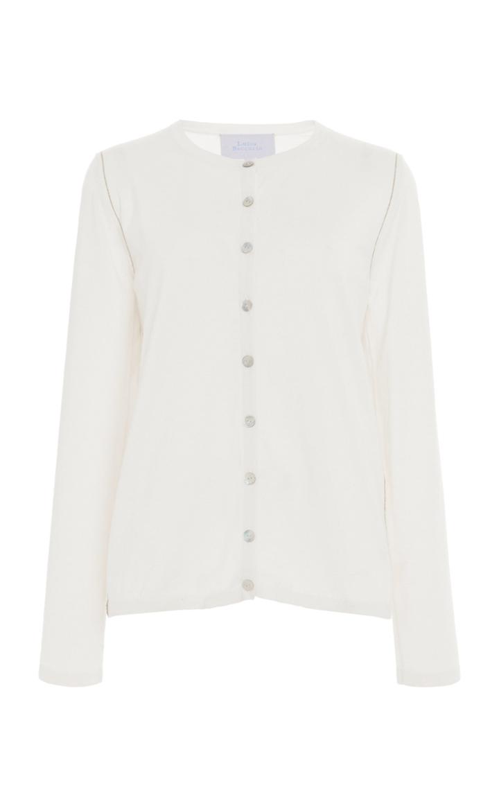 Moda Operandi Luisa Beccaria Cashmere-silk Cardigan Size: 36