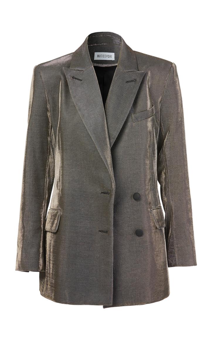 Moda Operandi Maticevski L'homme Cotton-blend Blazer Size: 6