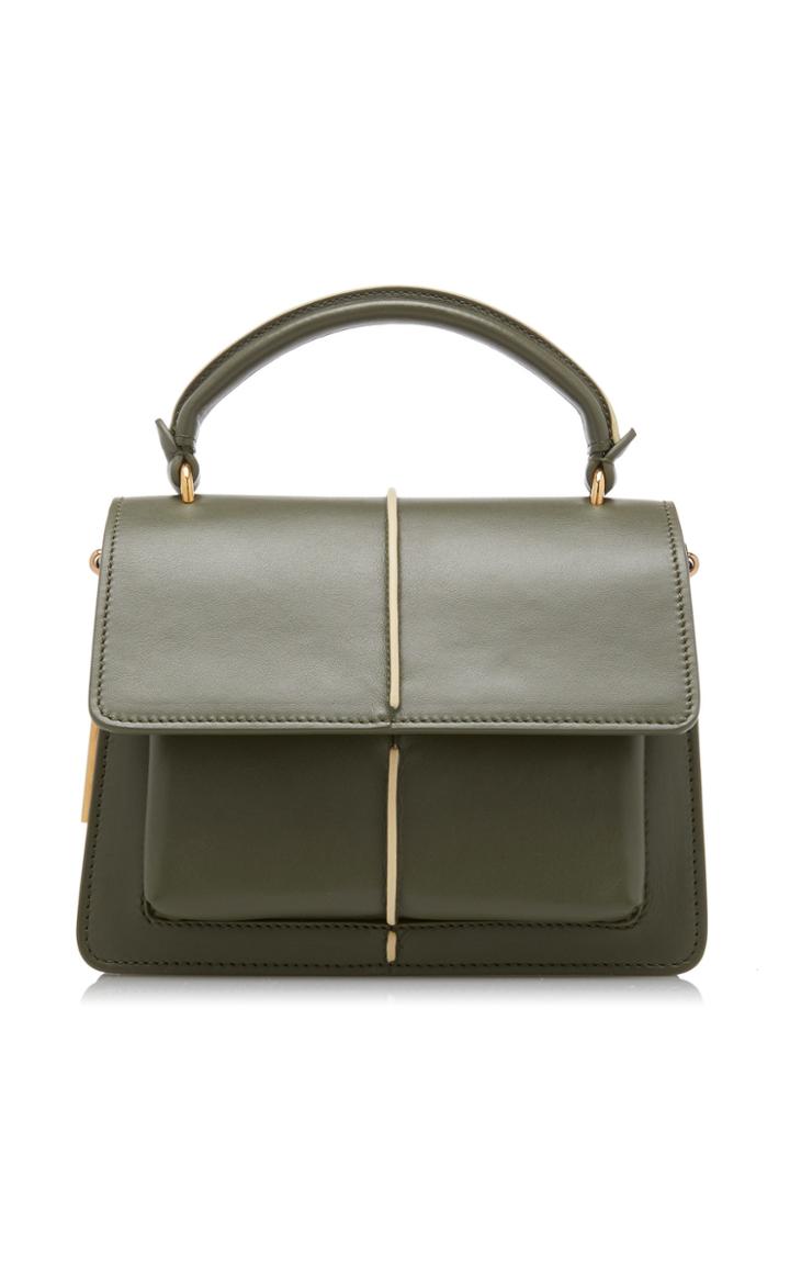 Marni Attache Mini Leather-blend Bag