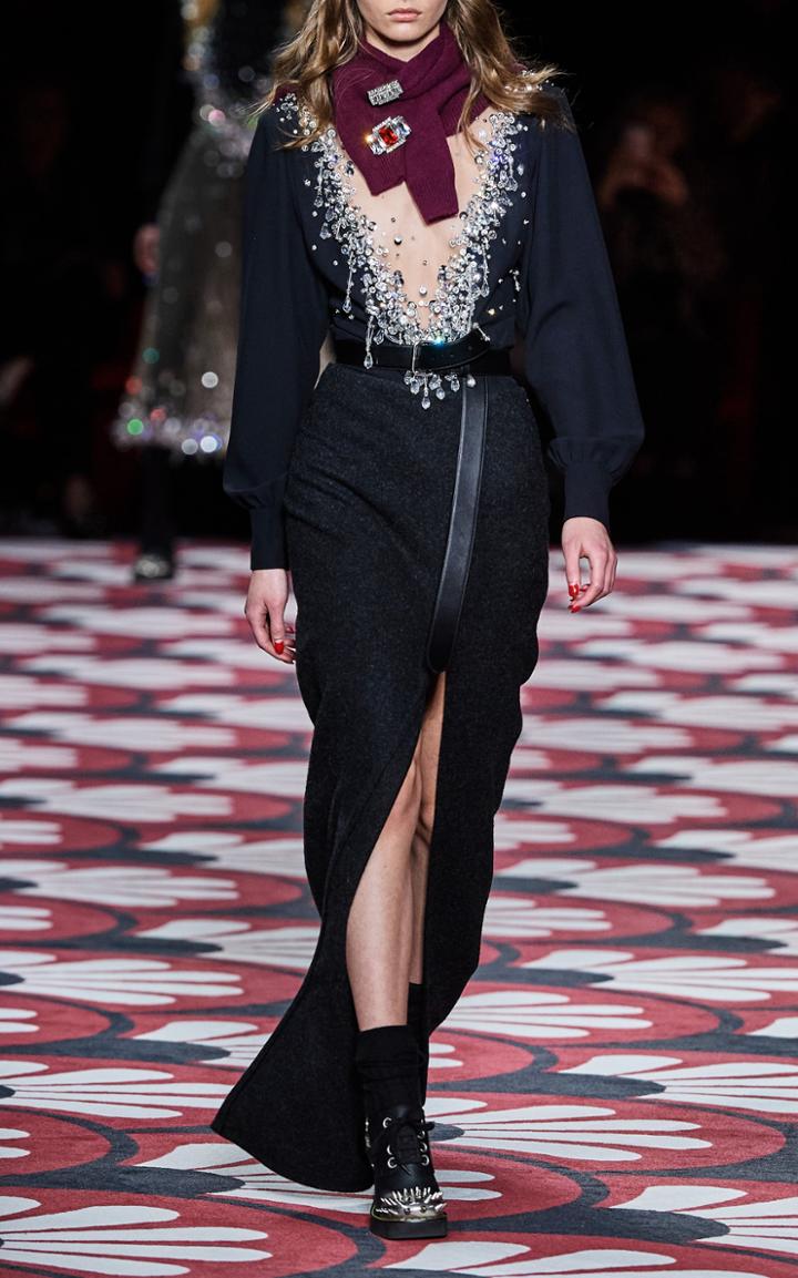 Moda Operandi Miu Miu Cropped Cashmere Cardigan