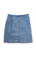 Moda Operandi Philosophy Di Lorenzo Serafini Denim Mini Skirt Size: 36