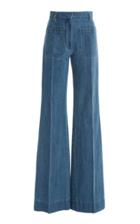 Moda Operandi Victoria Beckham Rigid High-rise Flared-leg Jeans