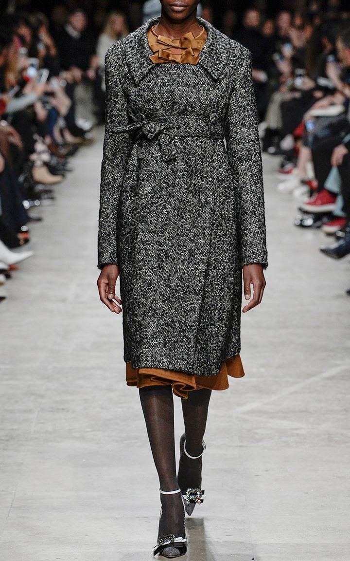Rochas Double Wool Skater Skirt