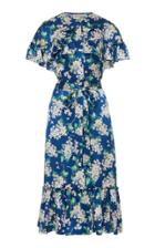 The Vampire's Wife The La Floral-print Silk Midi Dress