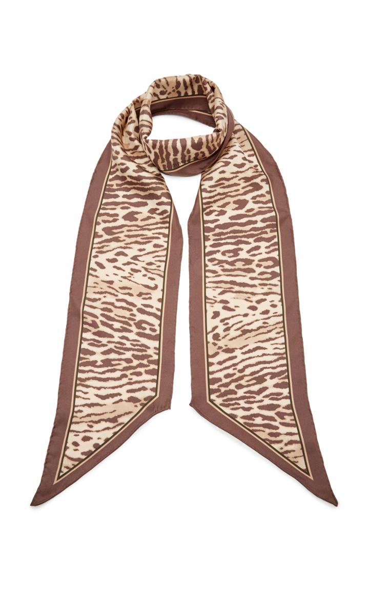 Zimmermann Leopard-print Silk Scarf