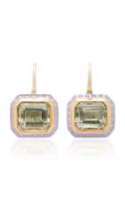 Alice Cicolini 22k Gold, Sterling Silver And Amethyst Earrings