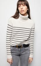 Moda Operandi Nili Lotan Molly Breton-striped Cashmere Turtleneck Sweater