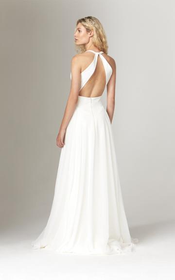 Savannah Miller Elizabeth Halter Neck Crepe Gown