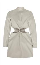 Zeynep Aray Cutout Leather Dress