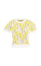 Claudia Li Jacquard Knit T-shirt