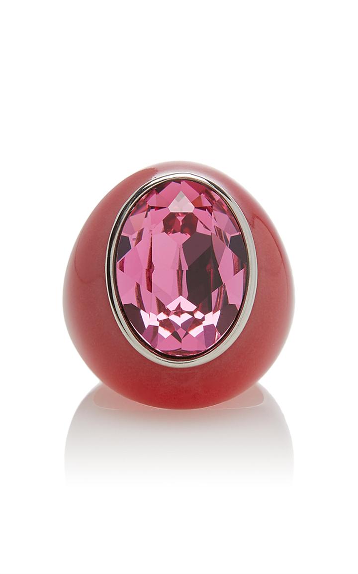 Moda Operandi Attico Glass Crystal Enamel Ring