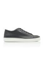 Lanvin Grained-leather Low-top Sneakers