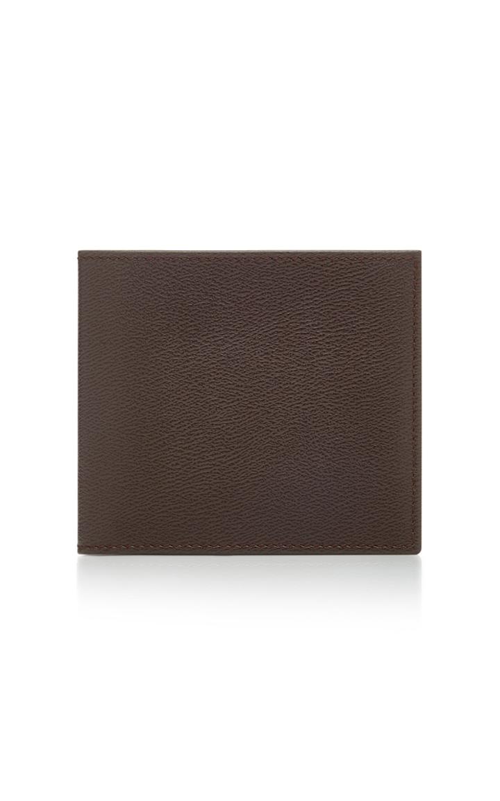 Smythson Grosvenor Textured-leather Billfold Wallet