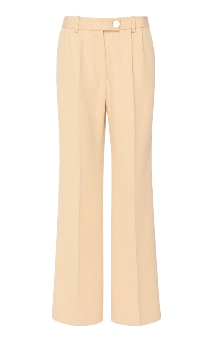 Victoria Beckham Cropped Wool Trousers