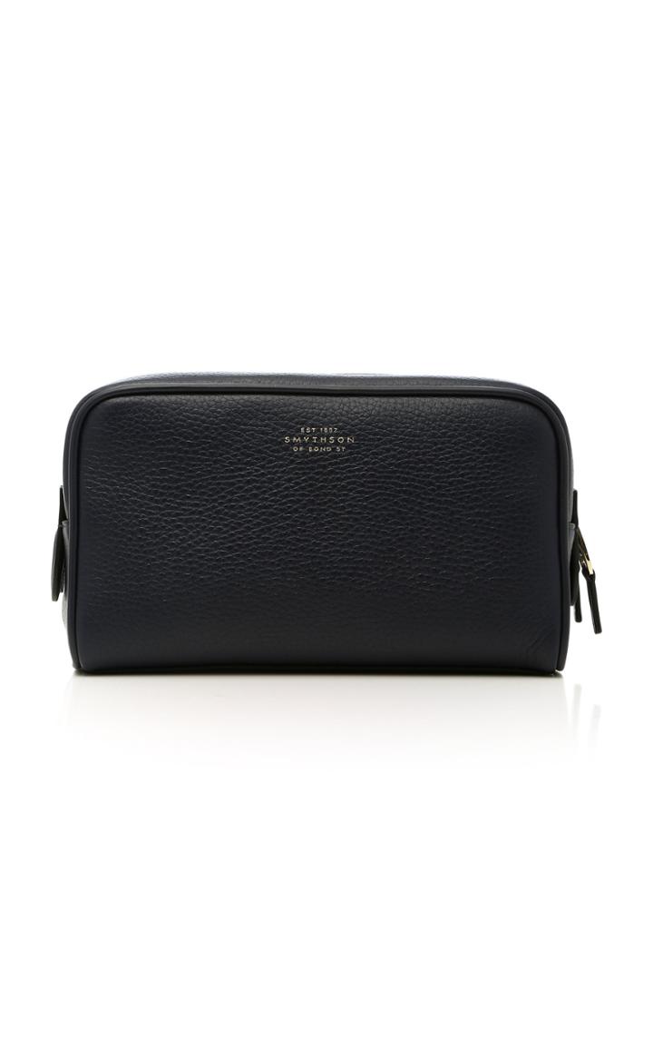 Smythson Burlington Small Leather Dopp Kit