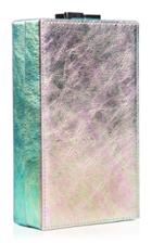 Marzook Leather Capsule Holograph Clutch
